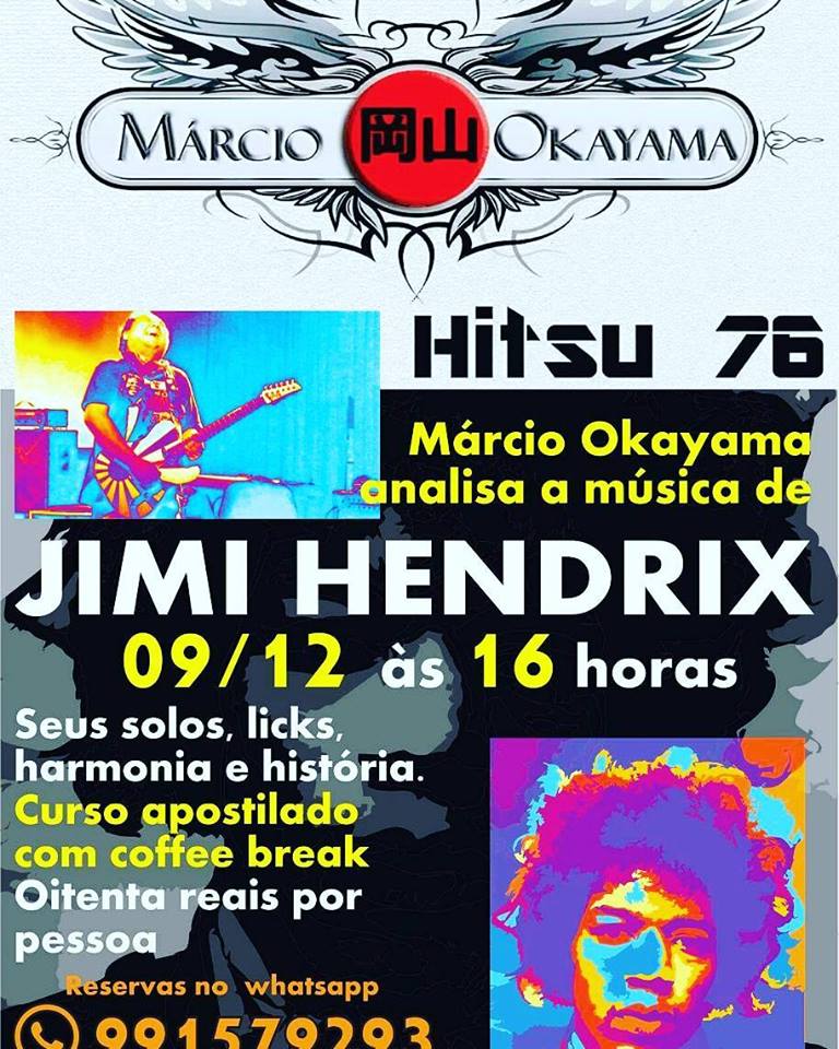 Marcio Okayama analisa a musica de Jimi Hendrix