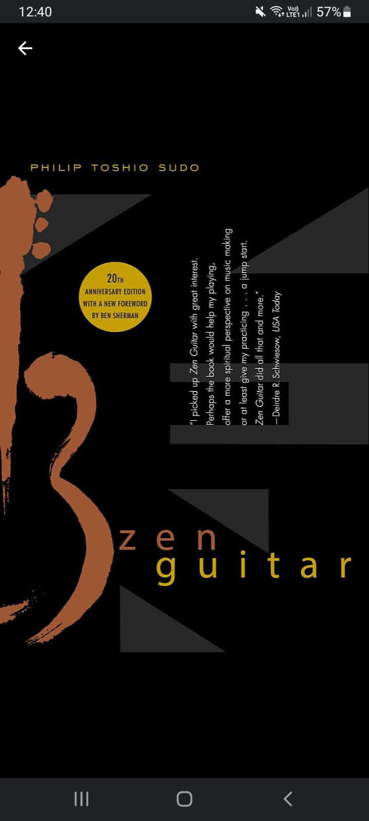 Livro Zen Guitar